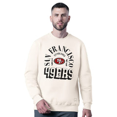 San Francisco 49ers  MSX by Michael Strahan Whiteout Tri-Blend Sweatshirt