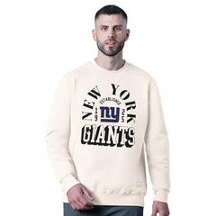 New York Giants  MSX by Michael Strahan Whiteout Tri-Blend Sweatshirt
