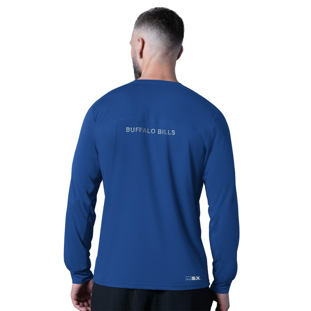 Buffalo Bills  MSX by Michael Strahan Forward Long-Sleeve T-Shirt