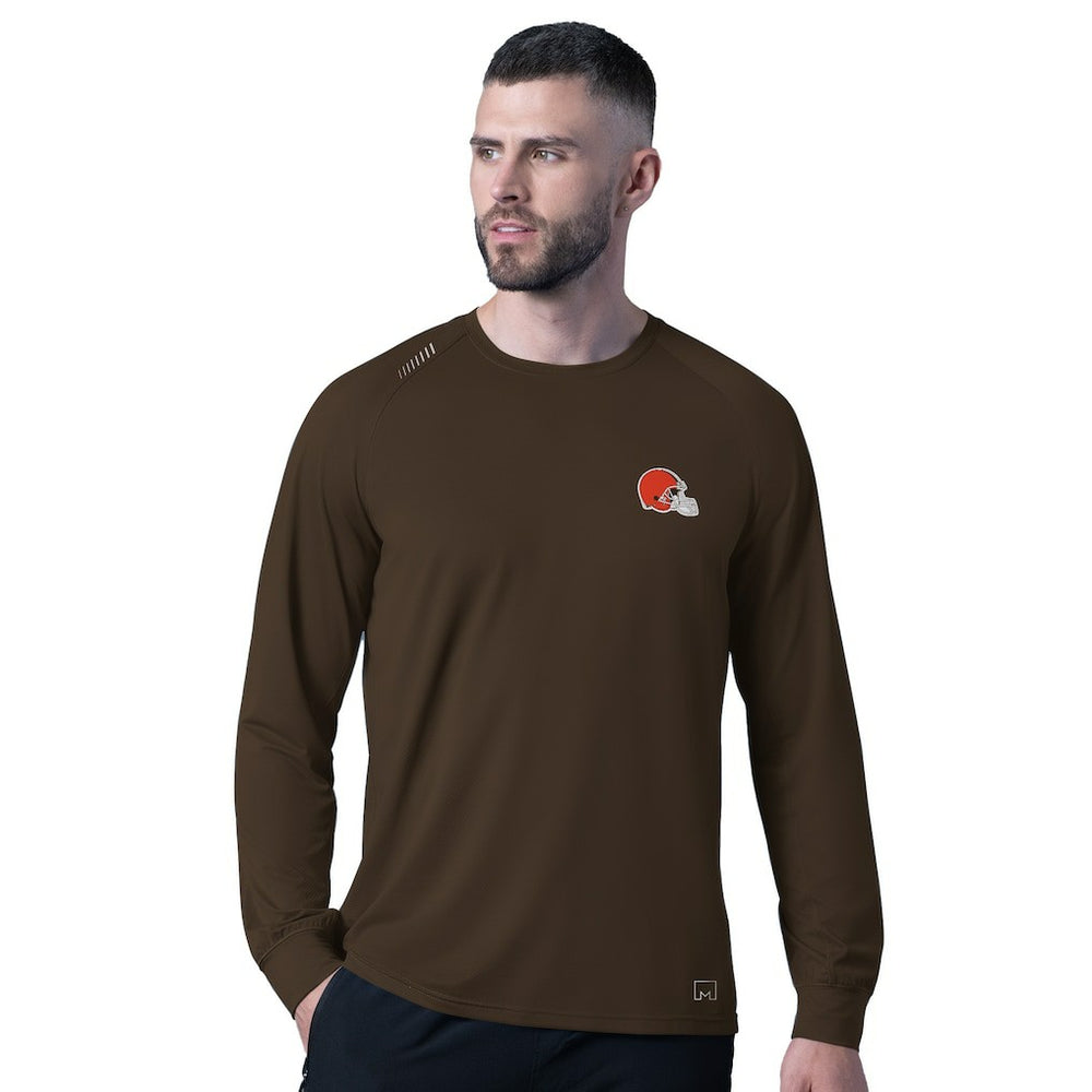 Cleveland Browns  MSX by Michael Strahan Forward Long-Sleeve T-Shirt