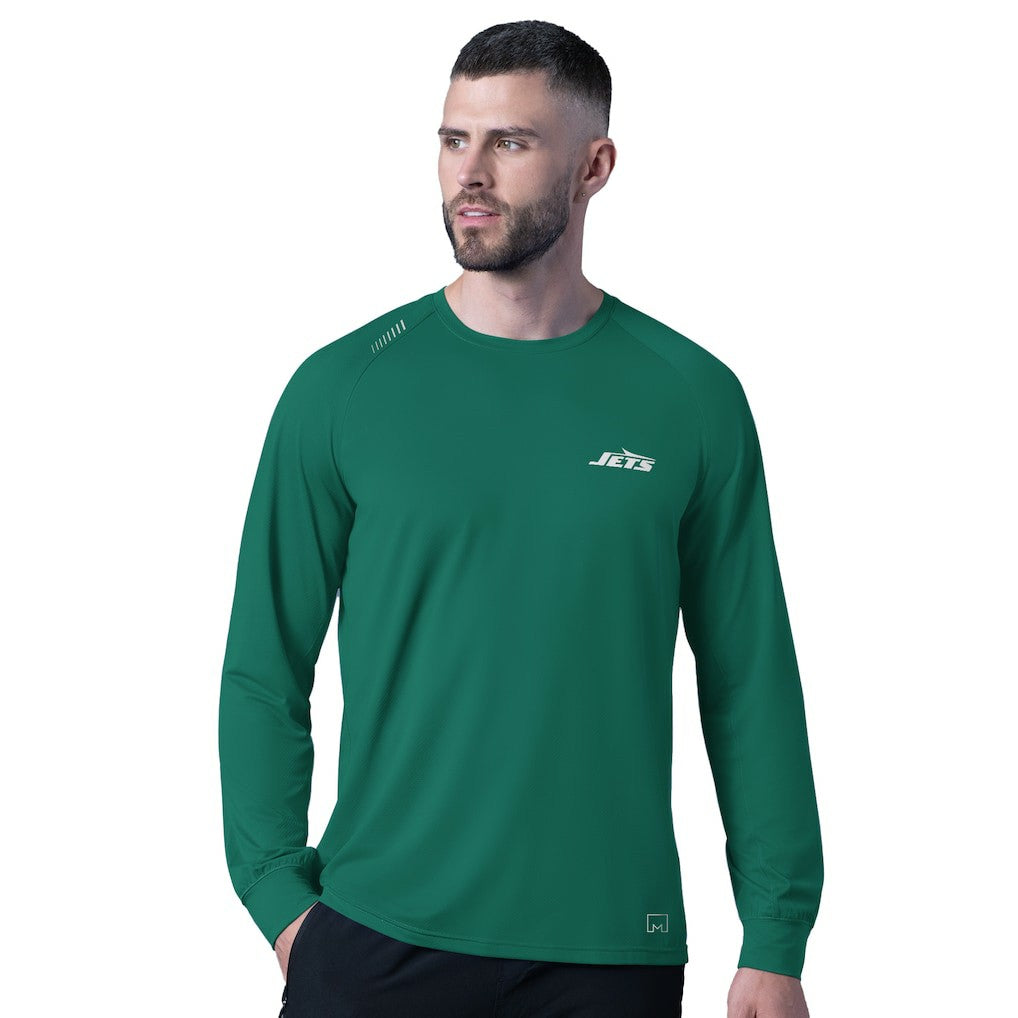 New York Jets  MSX by Michael Strahan Forward Long-Sleeve T-Shirt