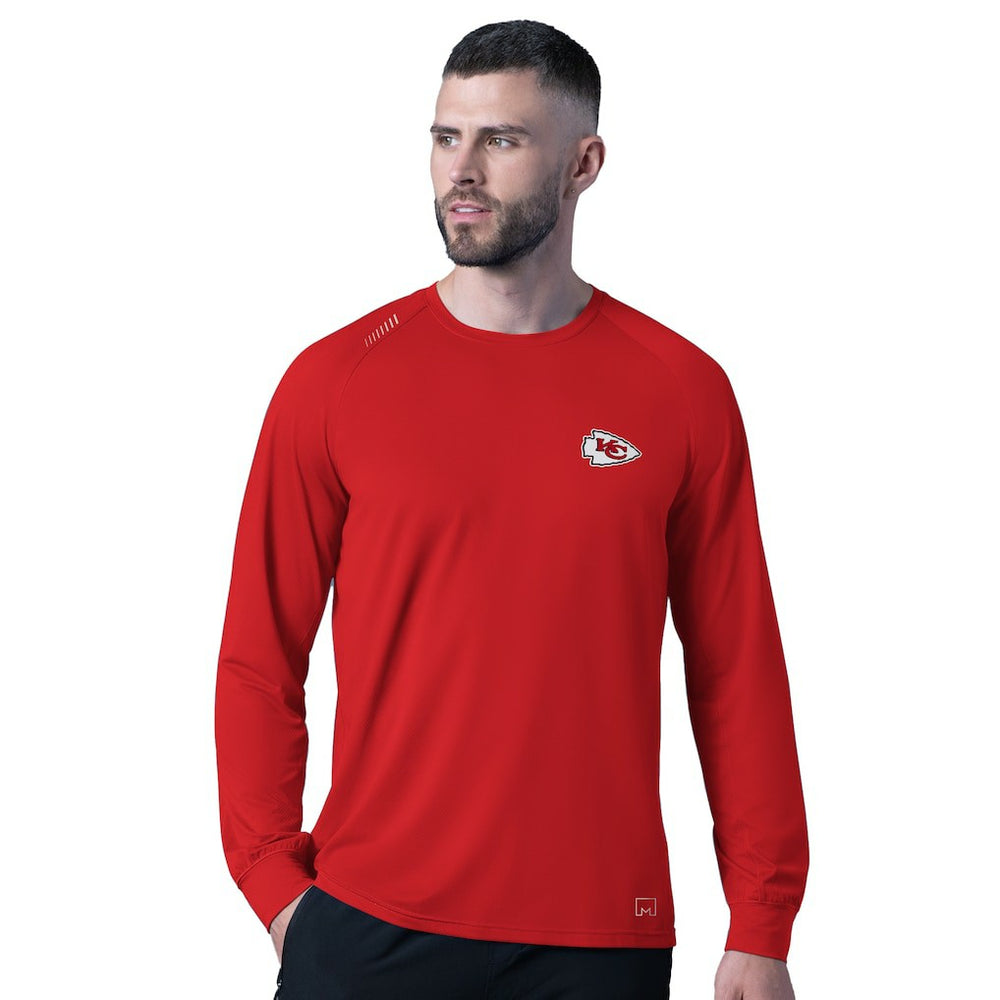 Kansas City Chiefs  MSX by Michael Strahan Forward Long-Sleeve T-Shirt