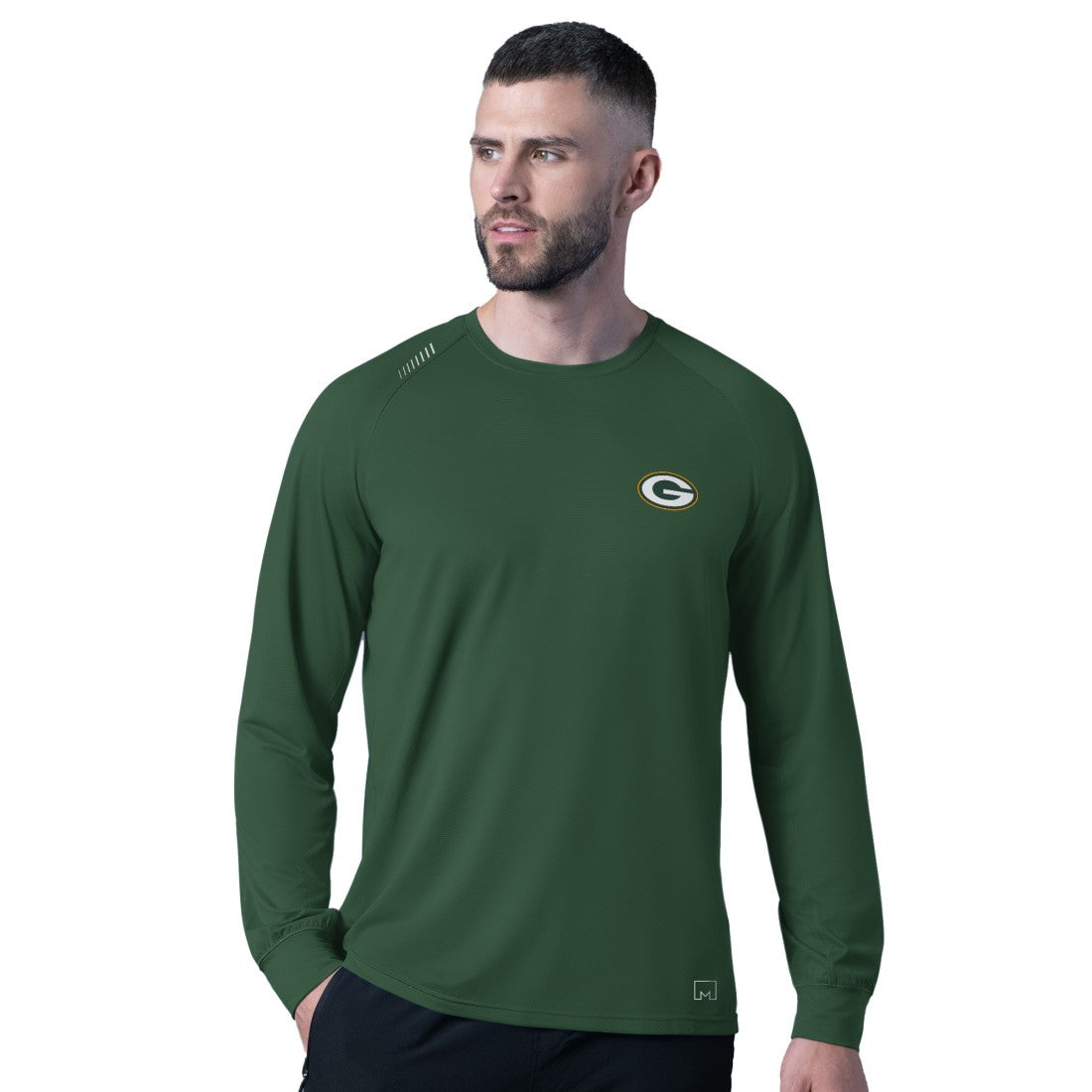 Green Bay Packers  MSX by Michael Strahan Forward Long-Sleeve T-Shirt