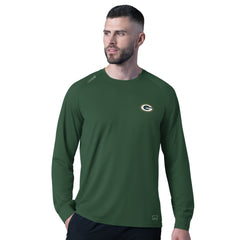Green Bay Packers  MSX by Michael Strahan Forward Long-Sleeve T-Shirt