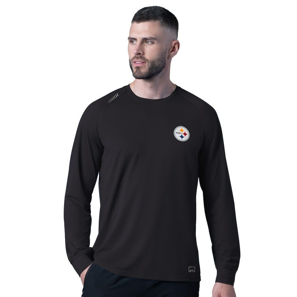 Pittsburgh Steelers  MSX by Michael Strahan Forward Long-Sleeve T-Shirt