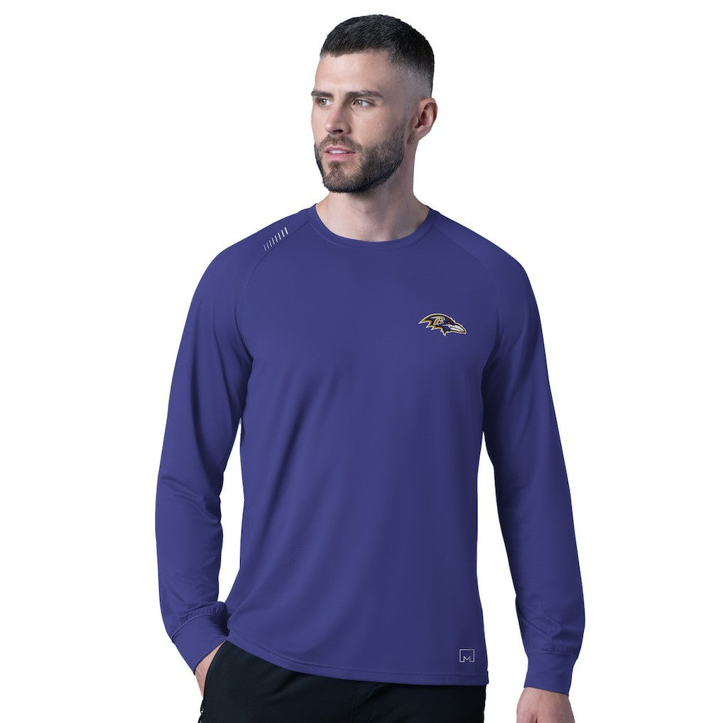 Baltimore Ravens  MSX by Michael Strahan Forward Long-Sleeve T-Shirt