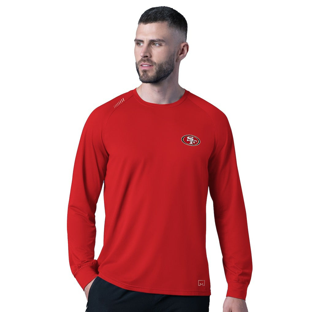 San Francisco 49ers  MSX by Michael Strahan Forward Long-Sleeve T-Shirt