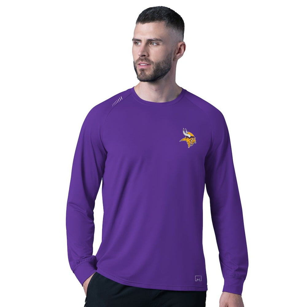 Minnesota Vikings  MSX by Michael Strahan Forward Long-Sleeve T-Shirt