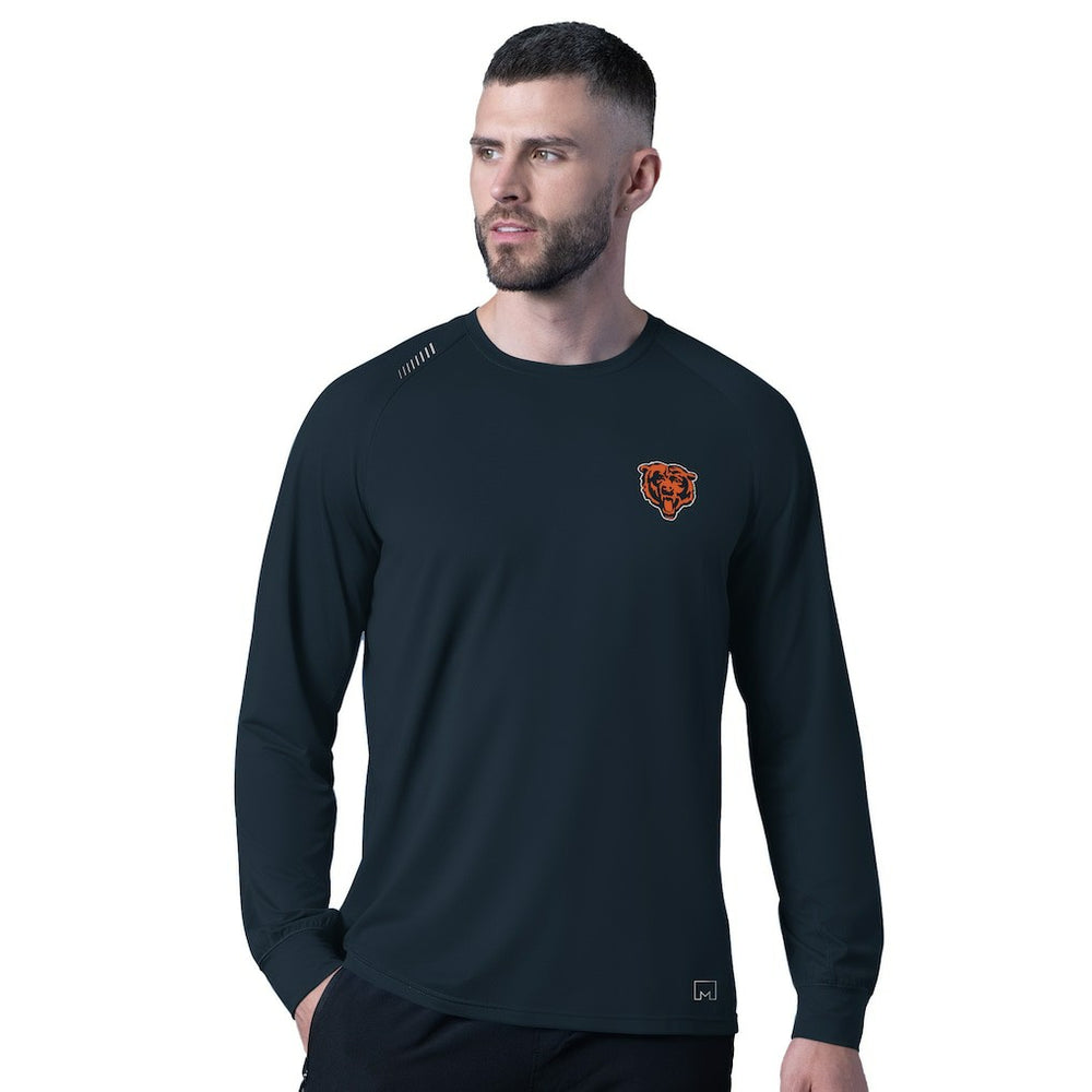 Chicago Bears  MSX by Michael Strahan Forward Long-Sleeve T-Shirt