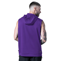 Minnesota Vikings  MSX by Michael Strahan Tri-Blend Rebound Sleeveless Hoodie