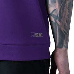Minnesota Vikings  MSX by Michael Strahan Tri-Blend Rebound Sleeveless Hoodie