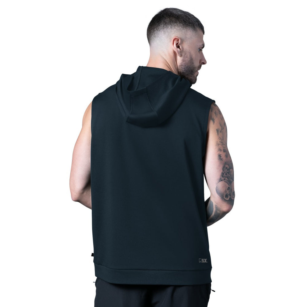 Houston Texans  MSX by Michael Strahan Tri-Blend Rebound Sleeveless Hoodie