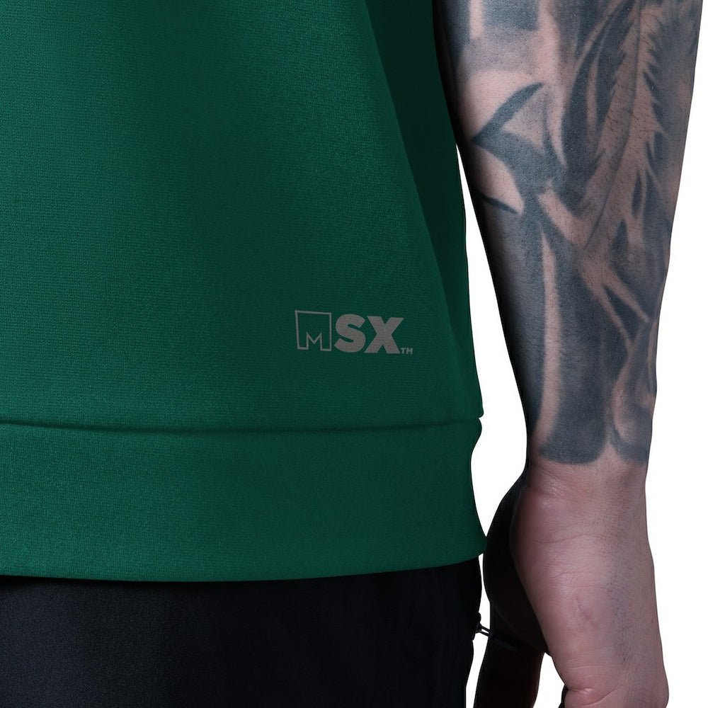 New York Jets  MSX by Michael Strahan Tri-Blend Rebound Sleeveless Hoodie