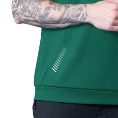 New York Jets  MSX by Michael Strahan Tri-Blend Rebound Sleeveless Hoodie