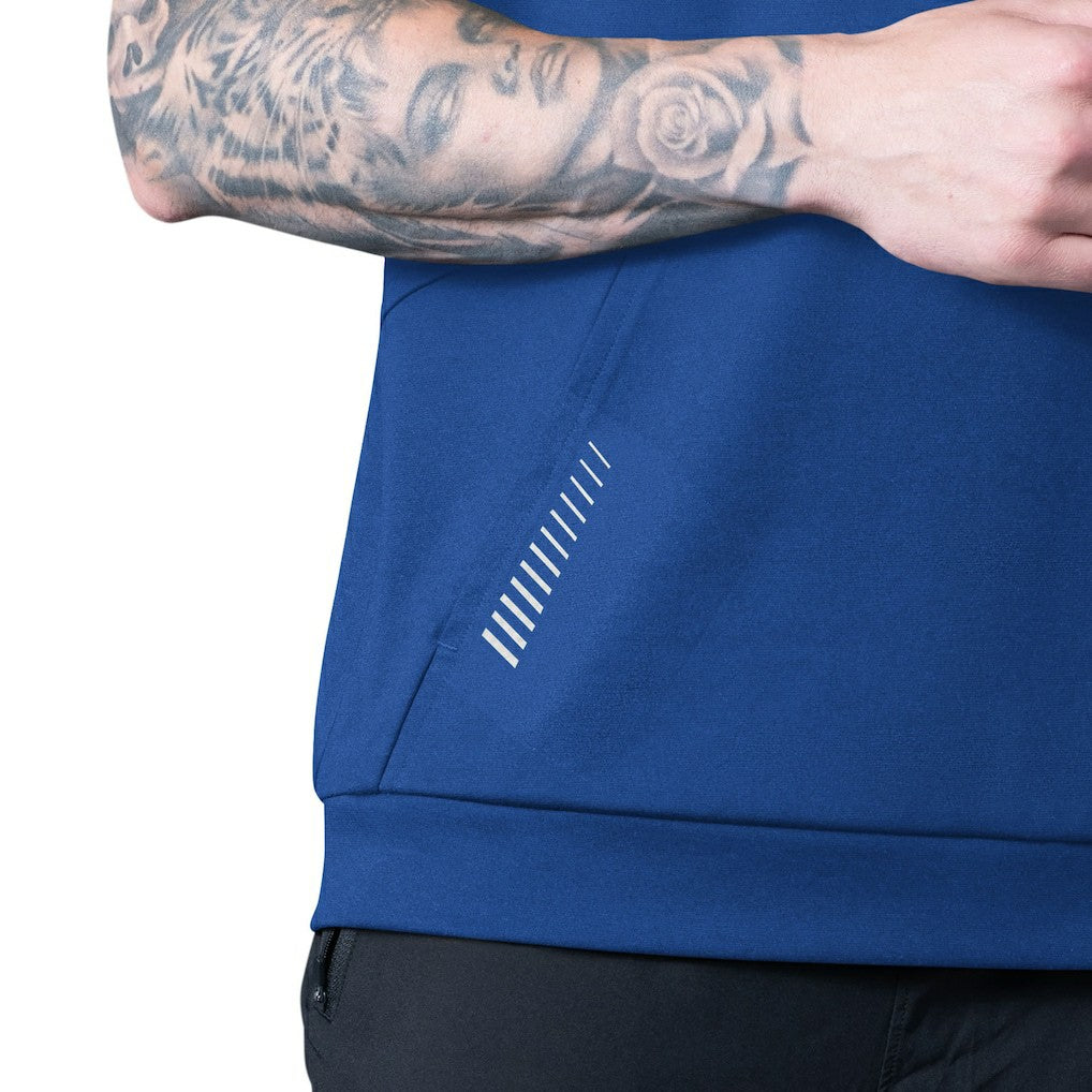 New York Giants  MSX by Michael Strahan Tri-Blend Rebound Sleeveless Hoodie