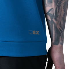 Detroit Lions  MSX by Michael Strahan Tri-Blend Rebound Sleeveless Hoodie