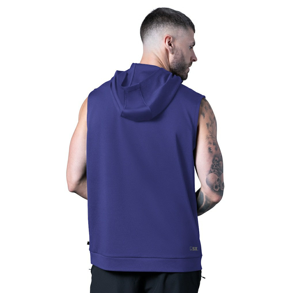 Baltimore Ravens  MSX by Michael Strahan Tri-Blend Rebound Sleeveless Hoodie