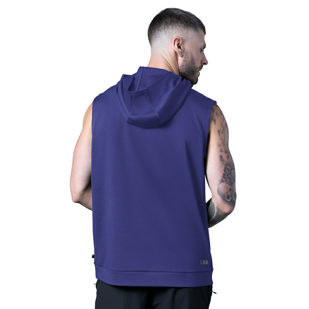 Baltimore Ravens  MSX by Michael Strahan Tri-Blend Rebound Sleeveless Hoodie