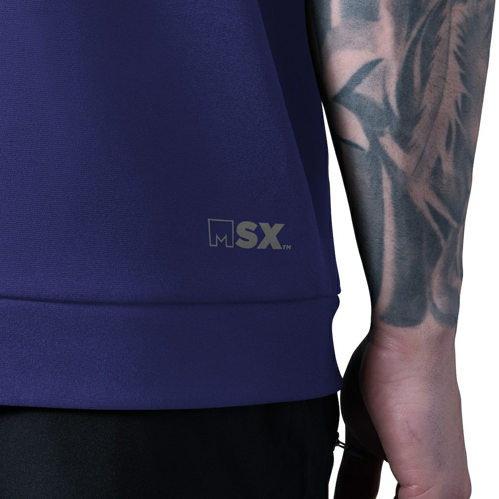 Baltimore Ravens  MSX by Michael Strahan Tri-Blend Rebound Sleeveless Hoodie