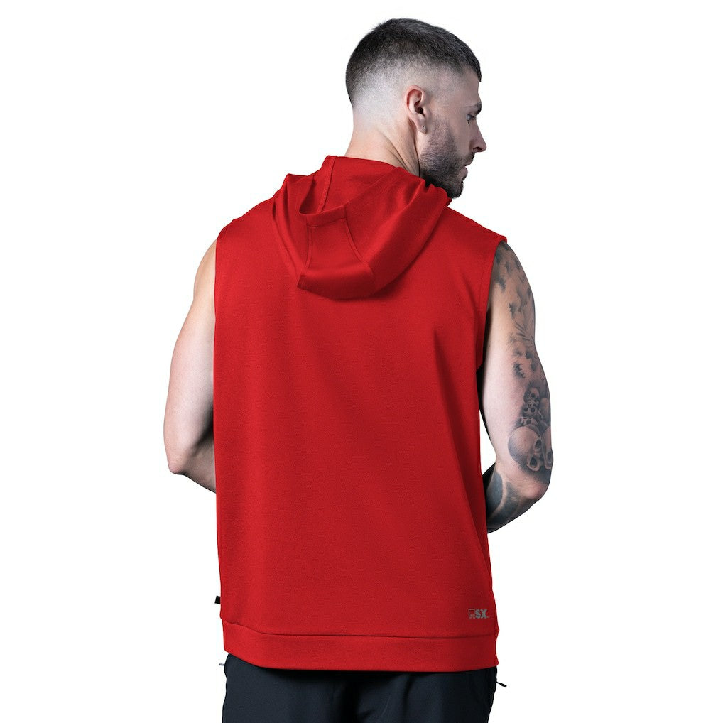 San Francisco 49ers  MSX by Michael Strahan Tri-Blend Rebound Sleeveless Hoodie
