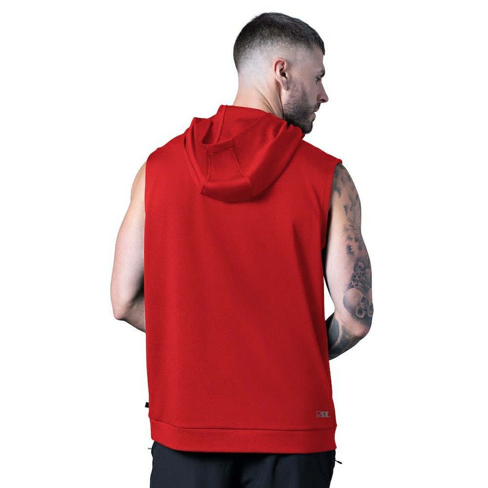 San Francisco 49ers  MSX by Michael Strahan Tri-Blend Rebound Sleeveless Hoodie