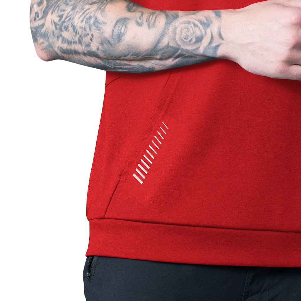 San Francisco 49ers  MSX by Michael Strahan Tri-Blend Rebound Sleeveless Hoodie