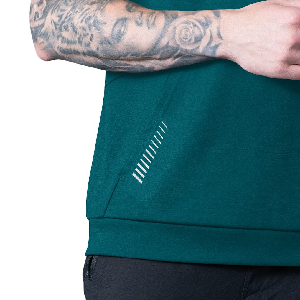 Philadelphia Eagles  MSX by Michael Strahan Tri-Blend Rebound Sleeveless Hoodie
