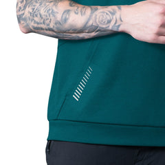 Philadelphia Eagles  MSX by Michael Strahan Tri-Blend Rebound Sleeveless Hoodie
