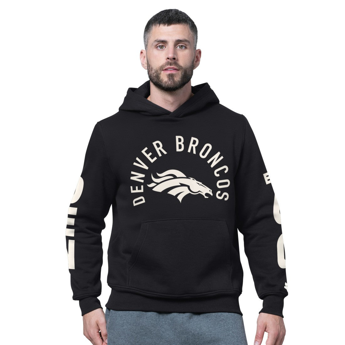 Denver Broncos  Starter Handoff Fleece Hoodie Sweatshirt