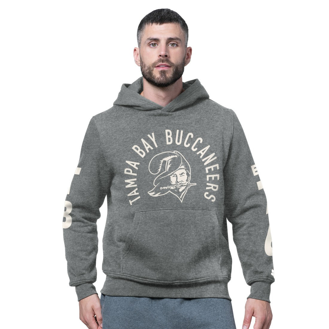 Tampa Bay Buccaneers  Starter Handoff Vintage Logo Fleece Hoodie Sweatshirt
