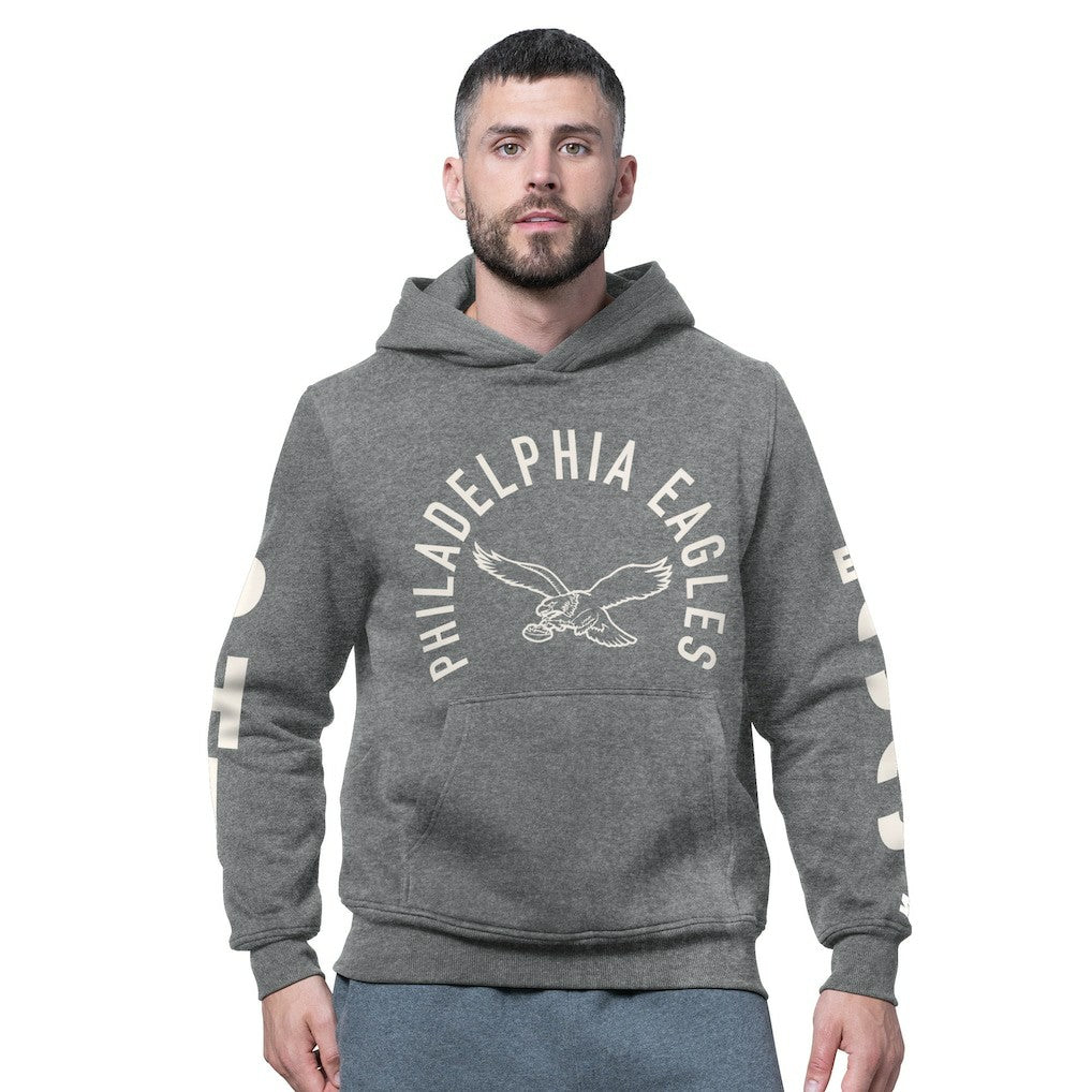 Philadelphia Eagles  Starter Handoff Vintage Logo Fleece Hoodie Sweatshirt