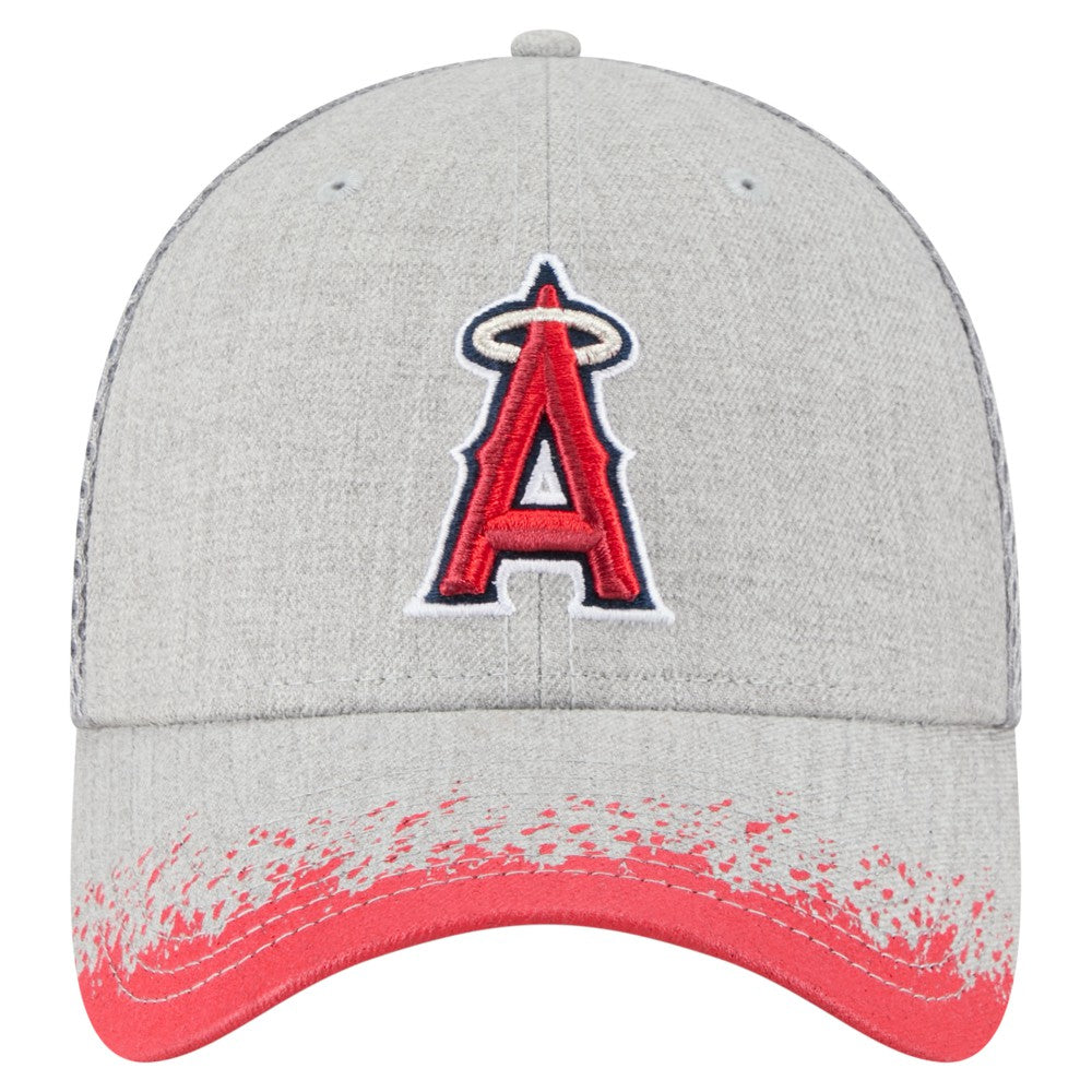 Los Angeles Angels New Era Visor Paint Splatter 39THIRTY Flex Hat | MLB New