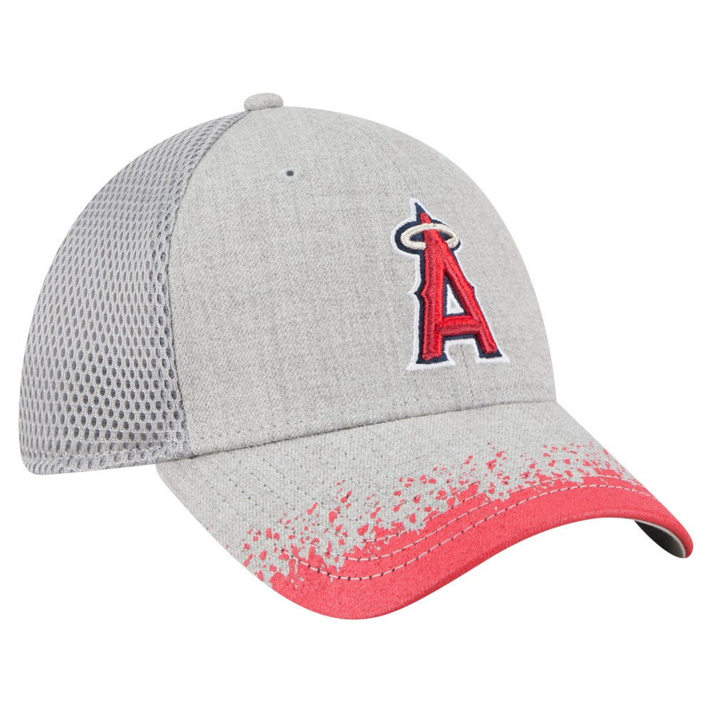 Los Angeles Angels New Era Visor Paint Splatter 39THIRTY Flex Hat | MLB New