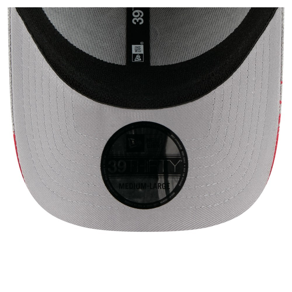 Los Angeles Angels New Era Visor Paint Splatter 39THIRTY Flex Hat | MLB New