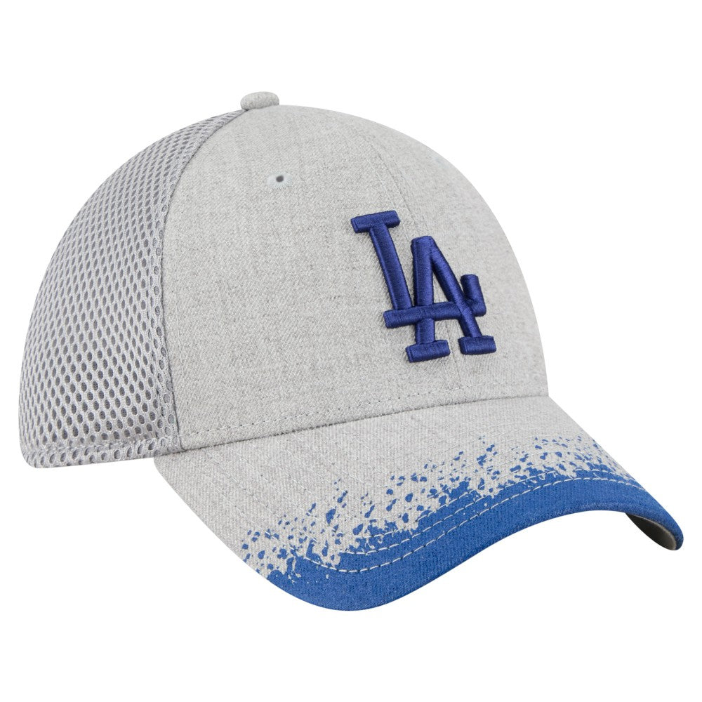 Los Angeles Dodgers New Era Visor Paint Splatter 39THIRTY Flex Hat | MLB Shop