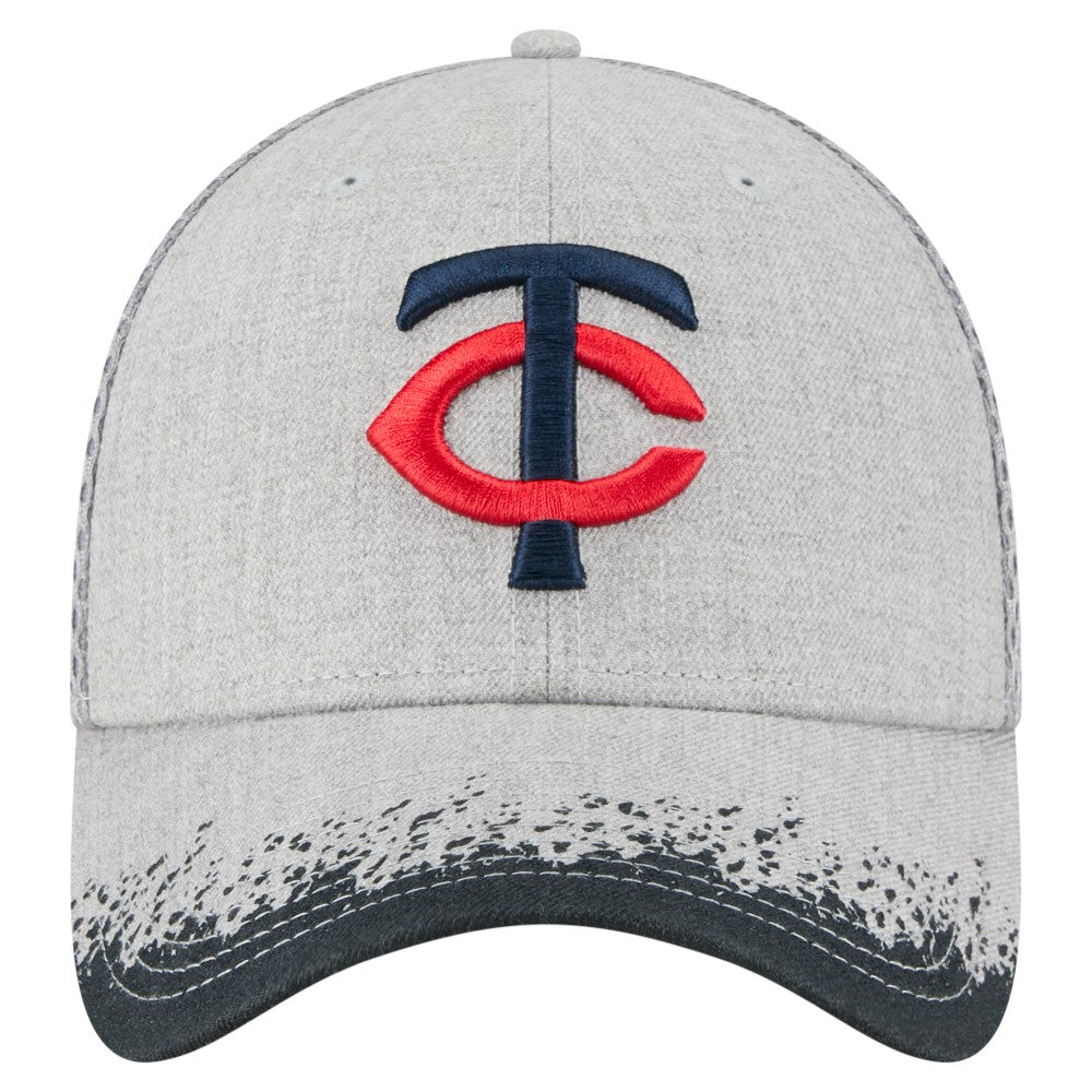 Minnesota Twins New Era Visor Paint Splatter 39THIRTY Flex Hat | MLB Outlet