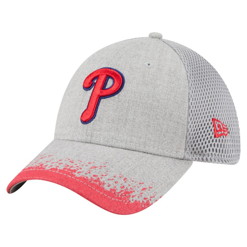 Philadelphia Phillies New Era Visor Paint Splatter 39THIRTY Flex Hat | MLB Online