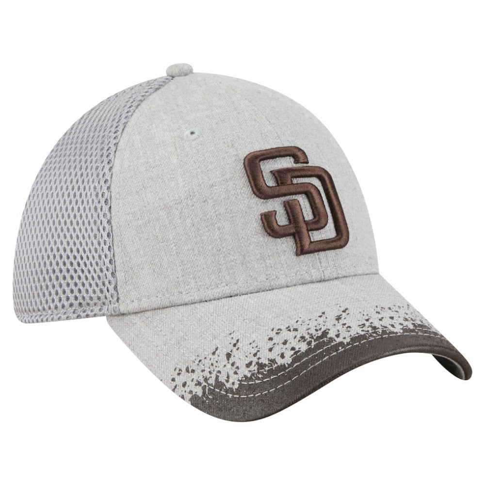 San Diego Padres New Era Visor Paint Splatter 39THIRTY Flex Hat | MLB New