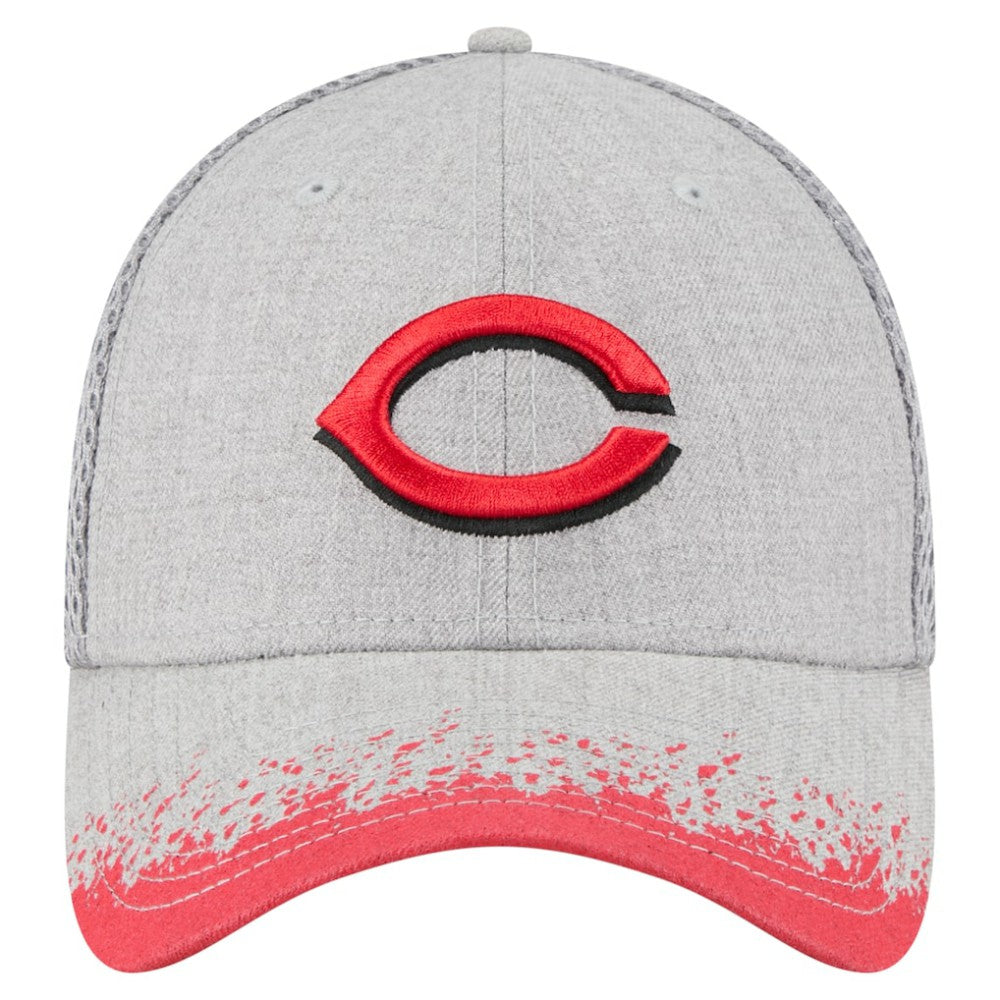 Cincinnati Reds New Era Visor Paint Splatter 39THIRTY Flex Hat | MLB For sale
