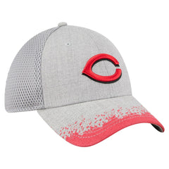 Cincinnati Reds New Era Visor Paint Splatter 39THIRTY Flex Hat | MLB For sale
