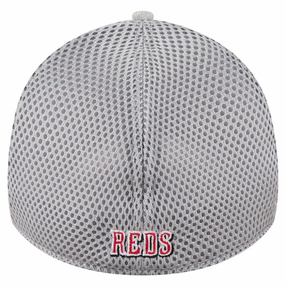 Cincinnati Reds New Era Visor Paint Splatter 39THIRTY Flex Hat | MLB For sale