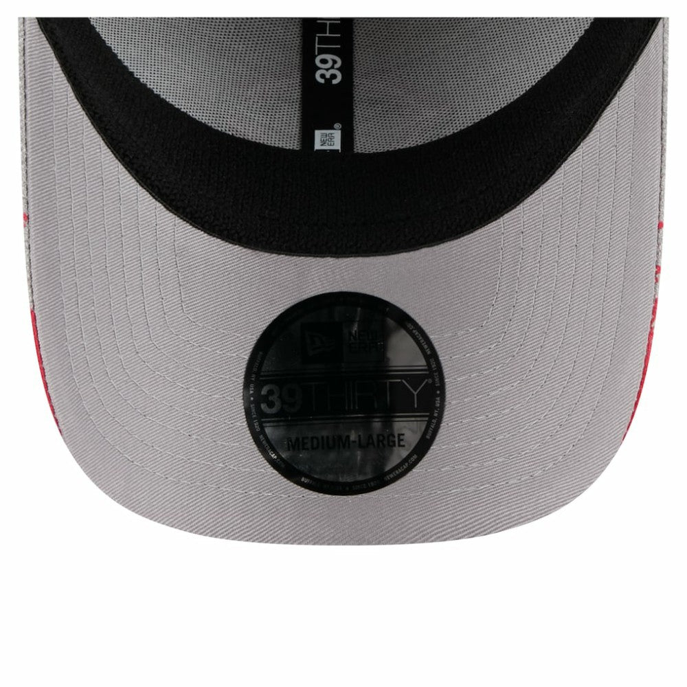 Cincinnati Reds New Era Visor Paint Splatter 39THIRTY Flex Hat | MLB For sale