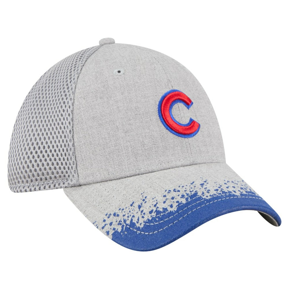 Chicago Cubs New Era Visor Paint Splatter 39THIRTY Flex Hat | MLB Discount