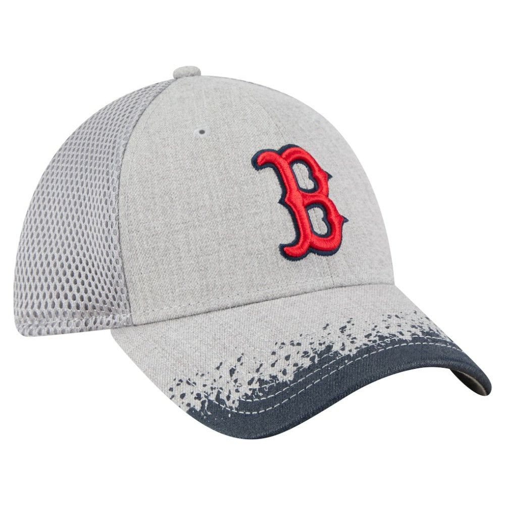 Boston Red Sox New Era Visor Paint Splatter 39THIRTY Flex Hat | MLB Discount