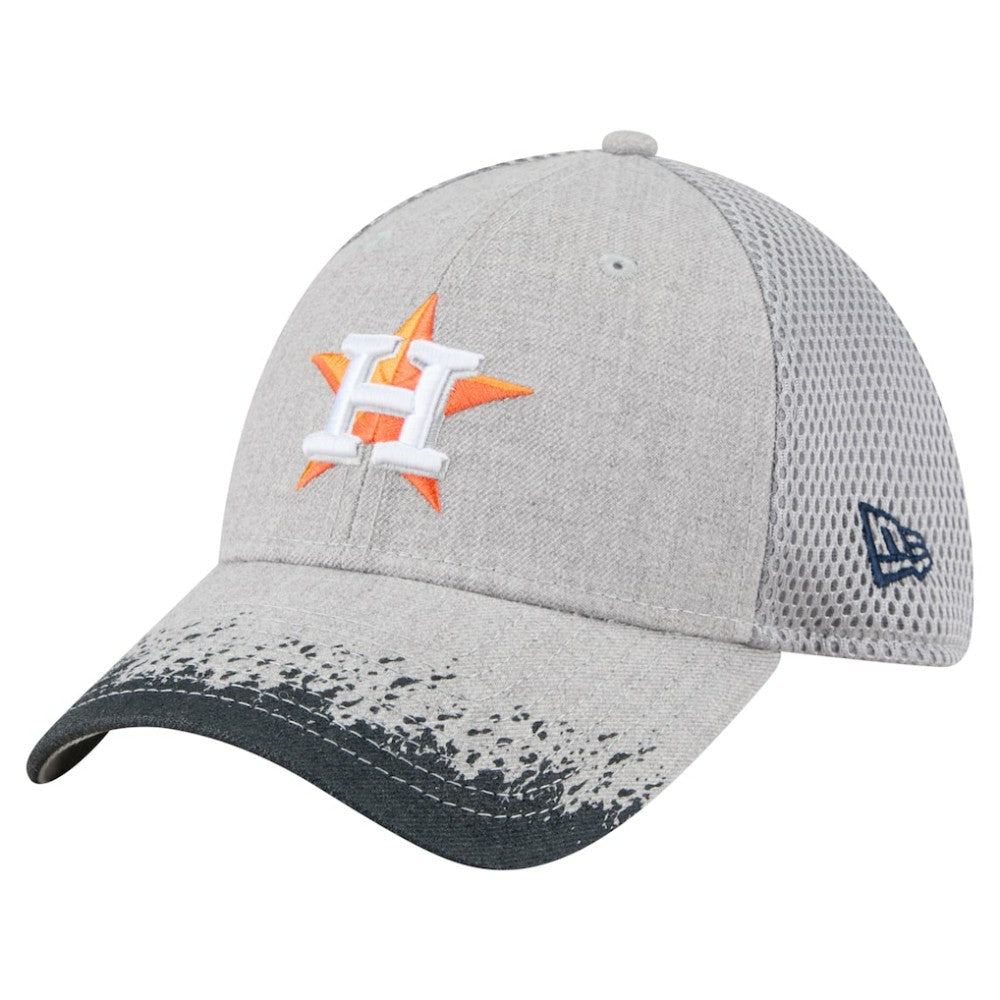 Houston Astros New Era Visor Paint Splatter 39THIRTY Flex Hat | MLB Outlet