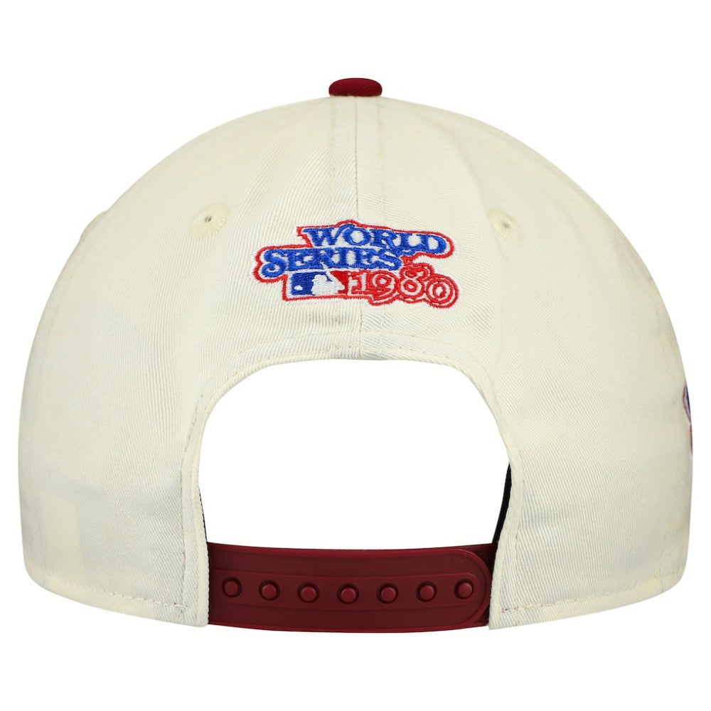 Philadelphia Phillies New Era World Series 9FORTY M-Crown A-Frame Adjustable Hat | MLB Outlet