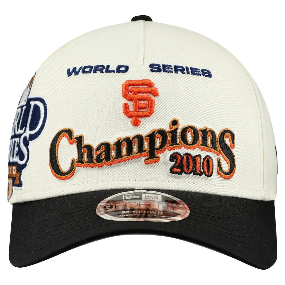 San Francisco Giants New Era World Series 9FORTY M-Crown A-Frame Adjustable Hat | MLB On Sale
