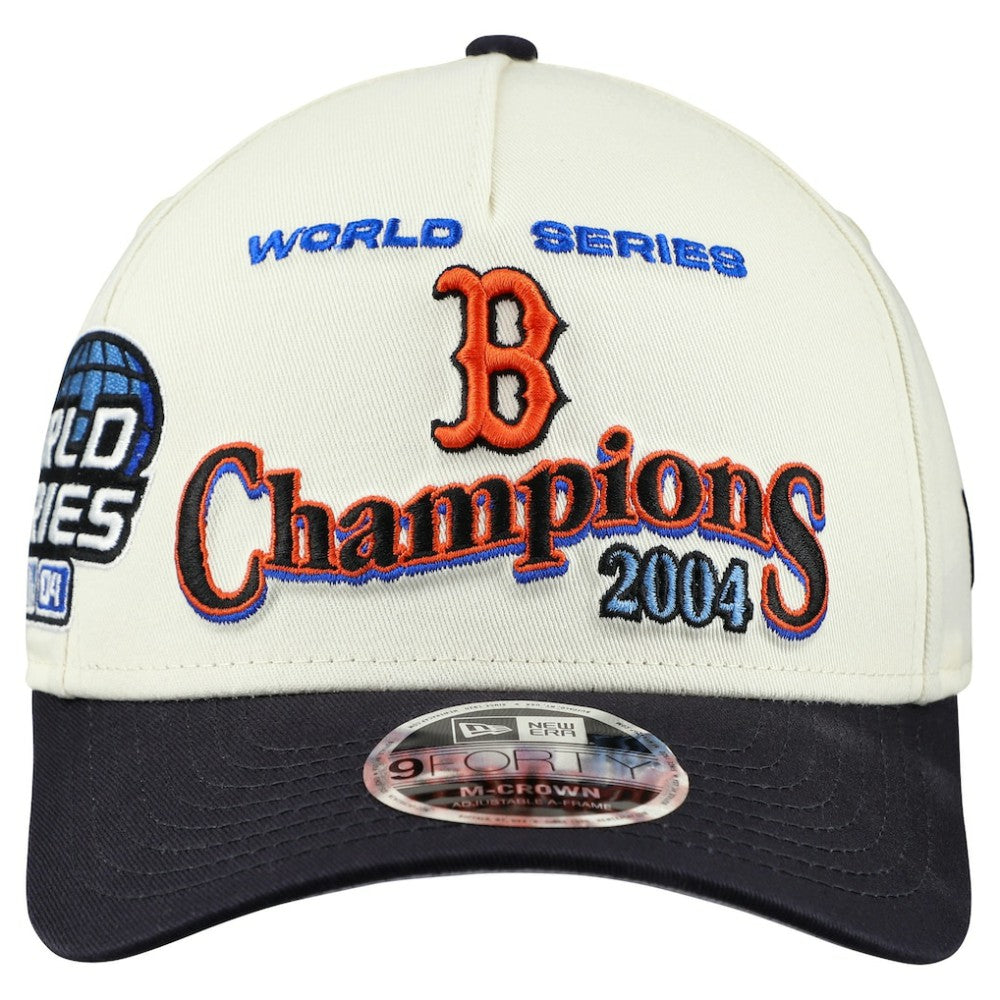 Boston Red Sox New Era World Series 9FORTY M-Crown A-Frame Adjustable Hat | MLB Outlet