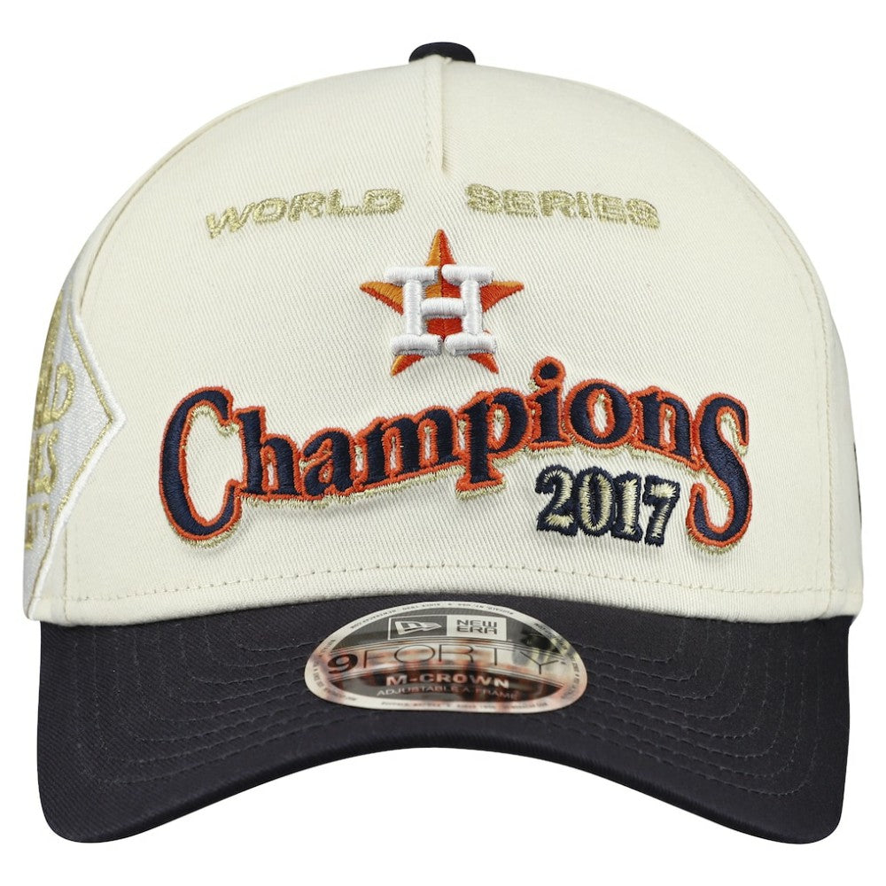 Houston Astros New Era World Series 9FORTY M-Crown A-Frame Adjustable Hat | MLB Near me