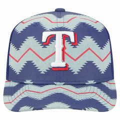 Texas Rangers New Era Aztec Denim 9SEVENTY Adjustable Hat | MLB Near me
